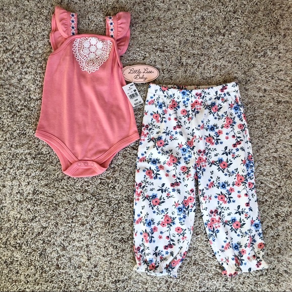 NWT - LITTLE LASS - 18 Month Girl Matching Outfit